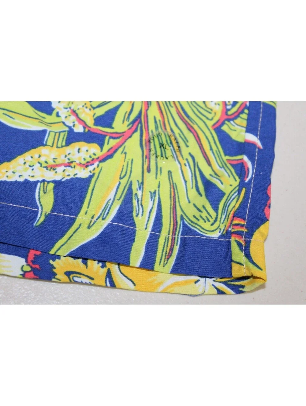 NEW Polo Ralph Lauren Men XL Lined Swim Trunks Shorts Tropical Blue Floral NWOT